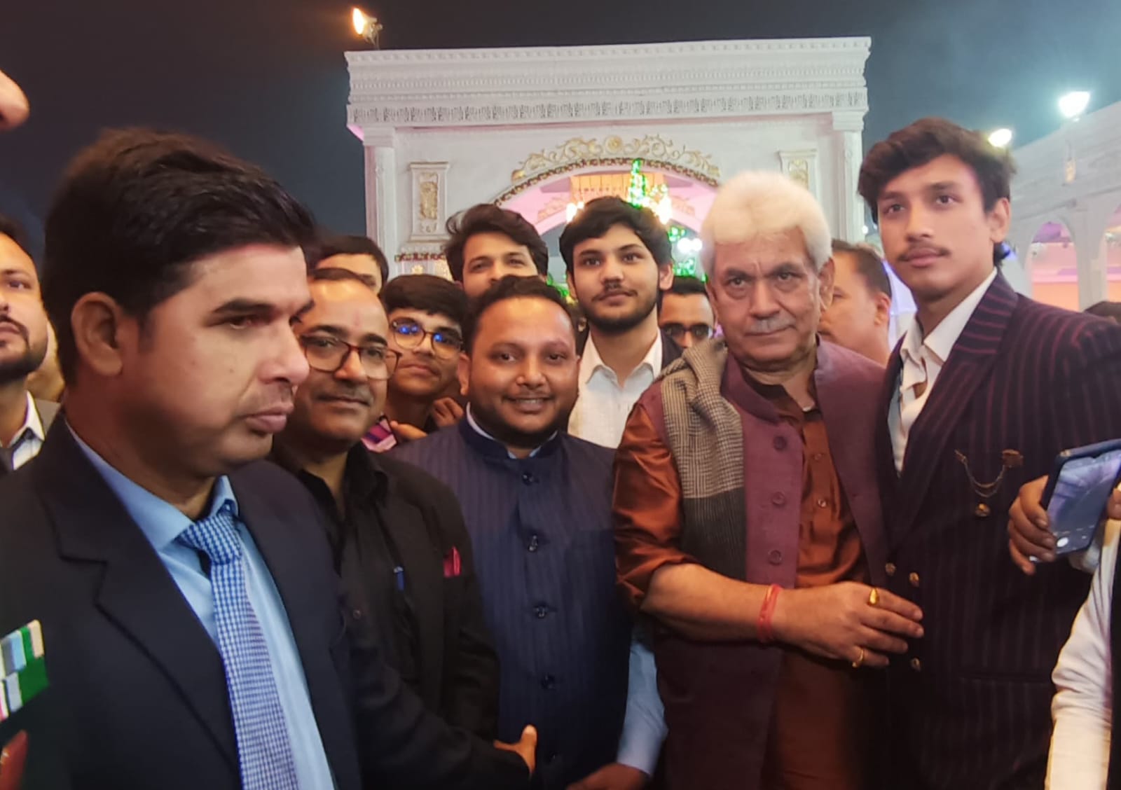 At a public reception