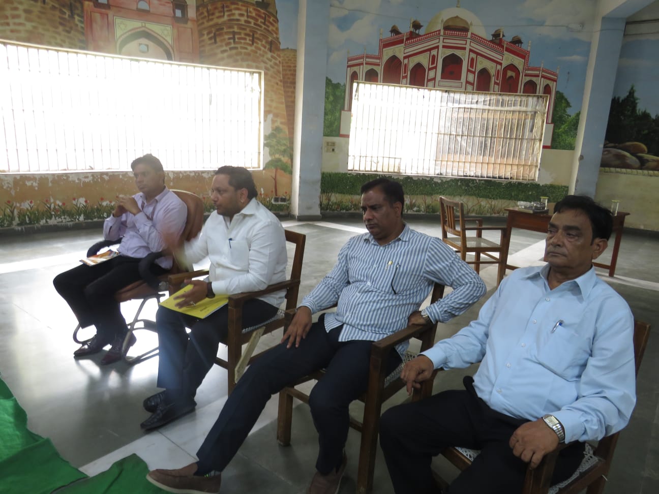 Legal awareness session with officials present
