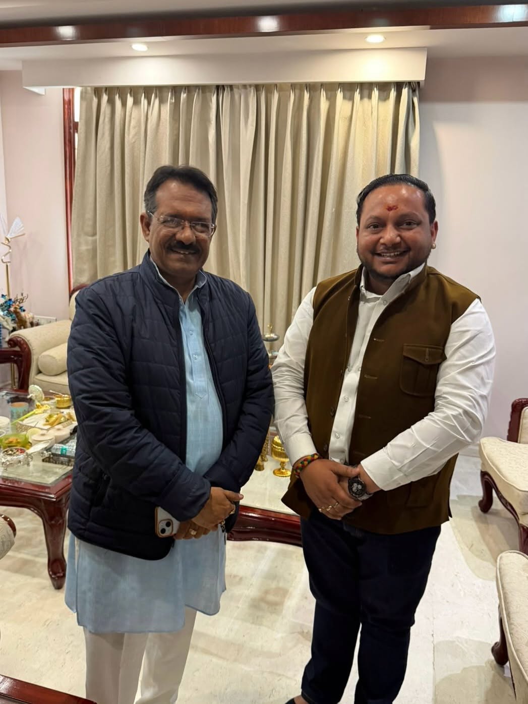 In conference with a senior public official